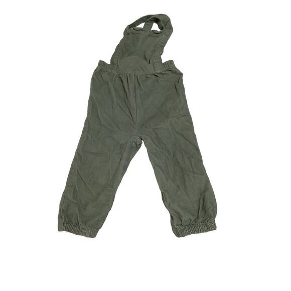 Carter's Other - Ruffle Corduroy Olive Overalls with Snap Legs 18mths